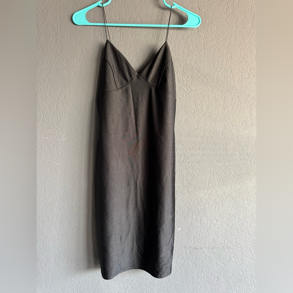 Black silky Dress